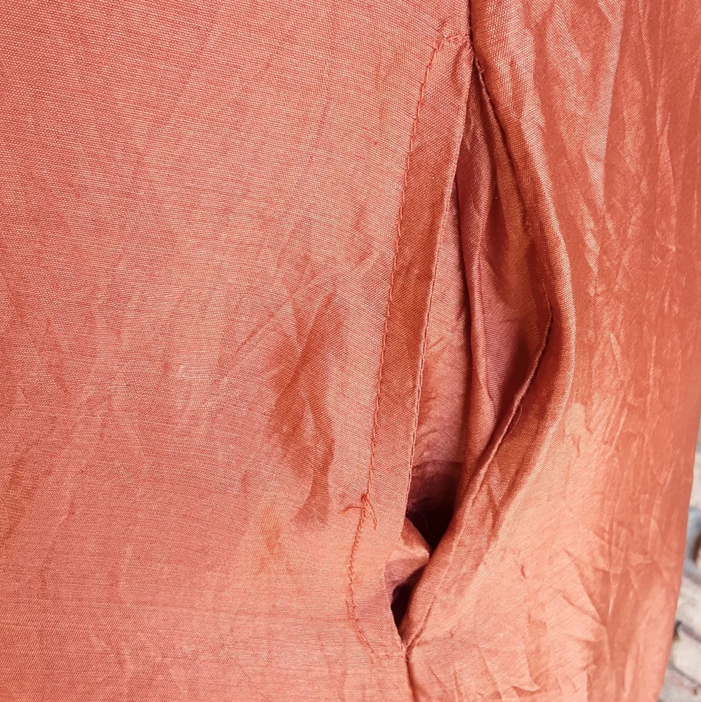 Peruvian Connection Margot 100% Silk Midi Dress. - Picture 5 of 13